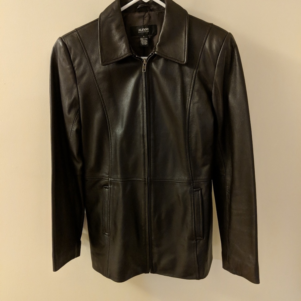 Women's Alfani Leather Jacket, size small